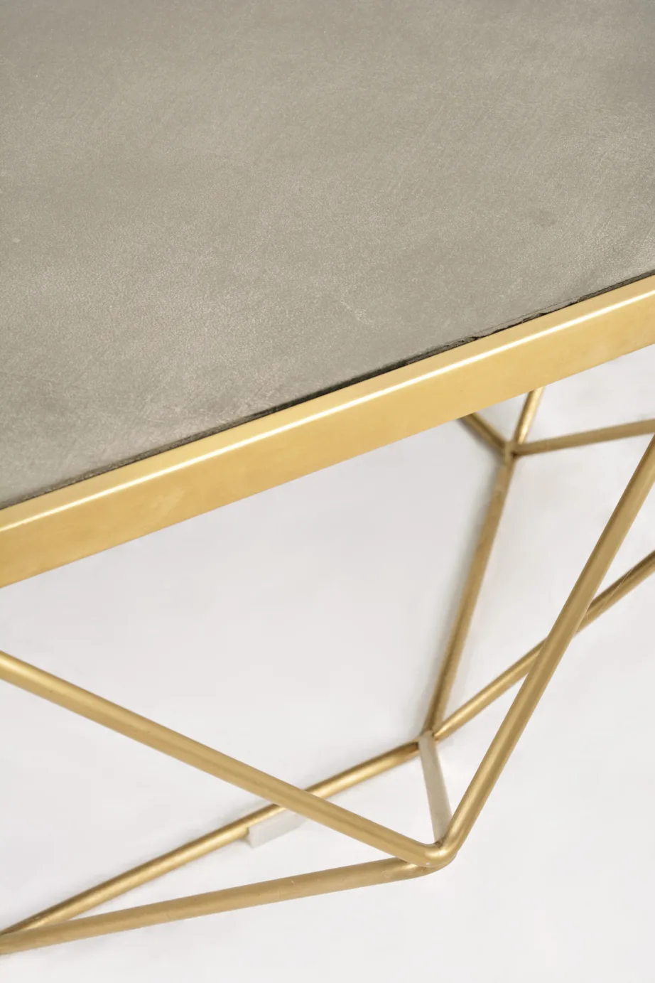 Kuldne kohvilaud Glamour GL1714, roostevaba teras, MDF – 9