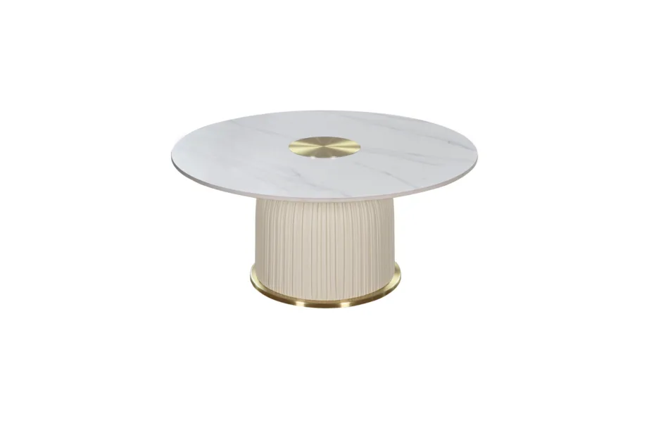 Kuldne kohvilaud Modig M72, kroomitud metallist – 3