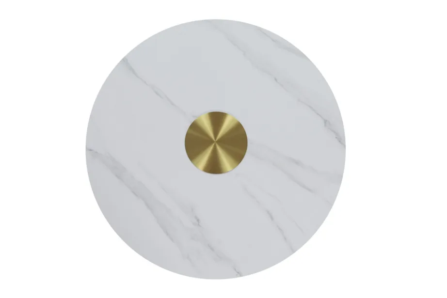 Kuldne kohvilaud Modig M72, kroomitud metallist – 4