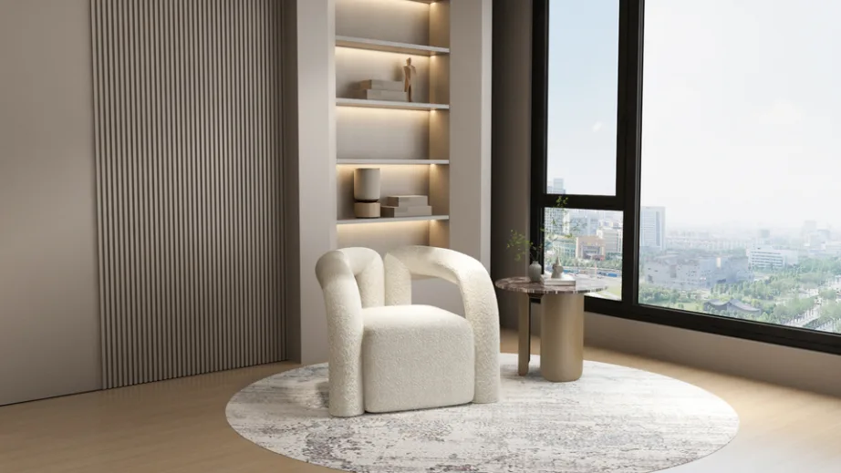 Kuldne kohvilaud Modig M81, roostevaba teras, marmor – 7