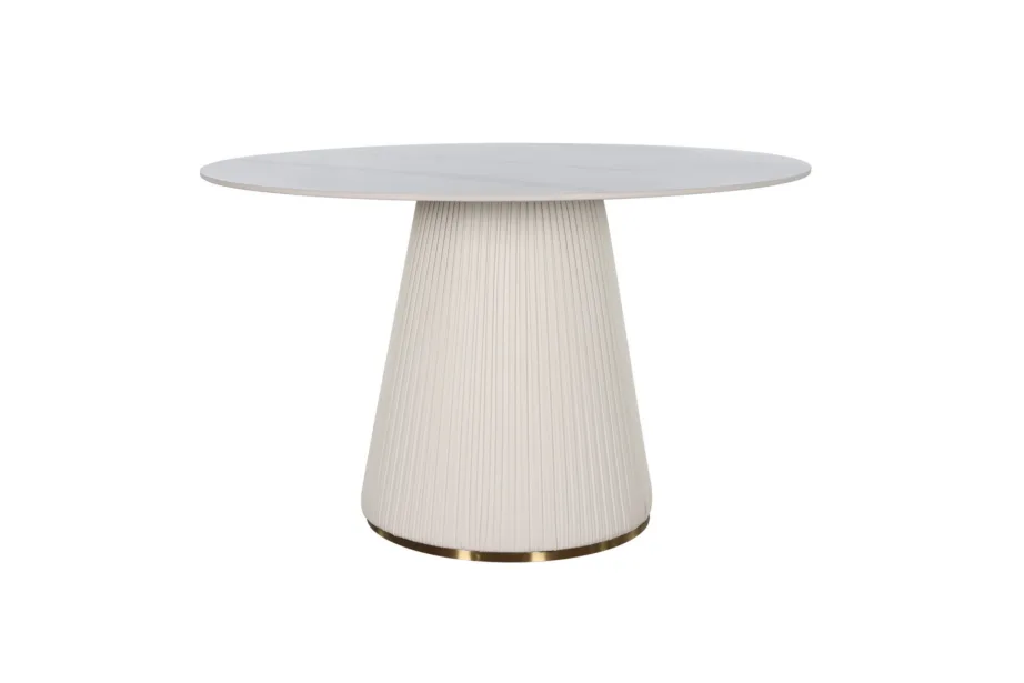 Valge söögilaud Modig M96, roostevabast terasest – 2