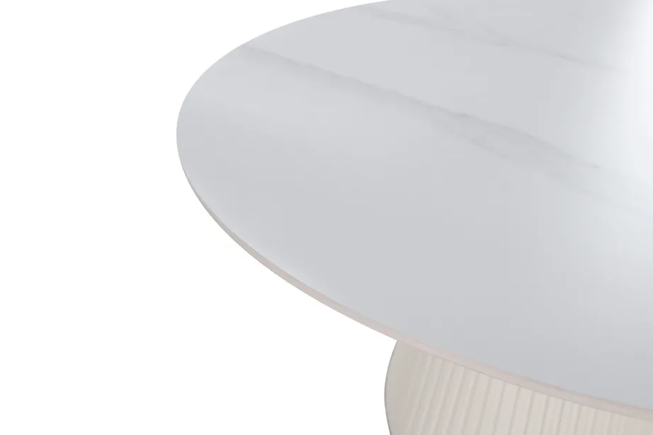 Valge söögilaud Modig M96, roostevabast terasest – 4