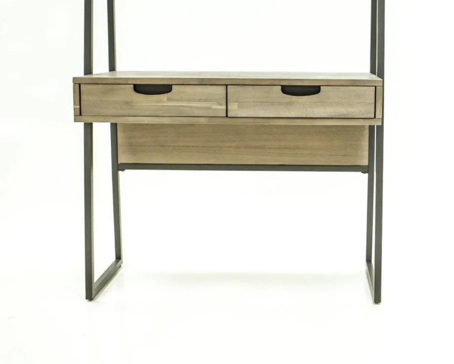 Helepruun kirjutuslaud Flow FLOHO01D, akaatsiapuidust – 8