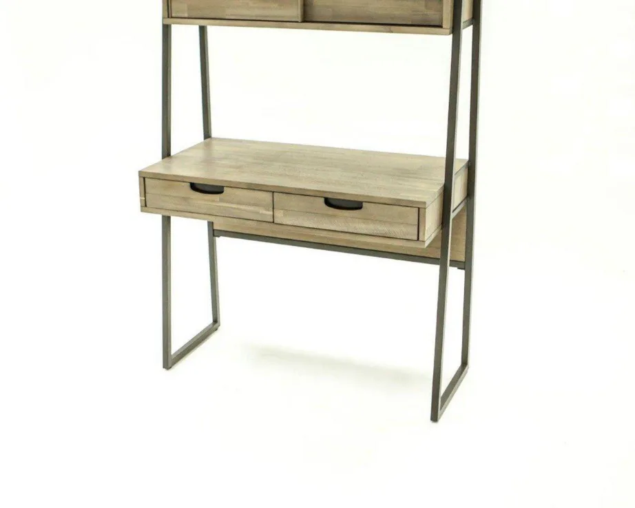 Helepruun kirjutuslaud Flow FLOHO01D, akaatsiapuidust – 9