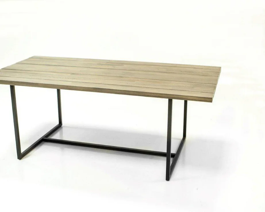 Helepruun söögilaud Flow FLOD05-200, akaatsiapuidust – 8