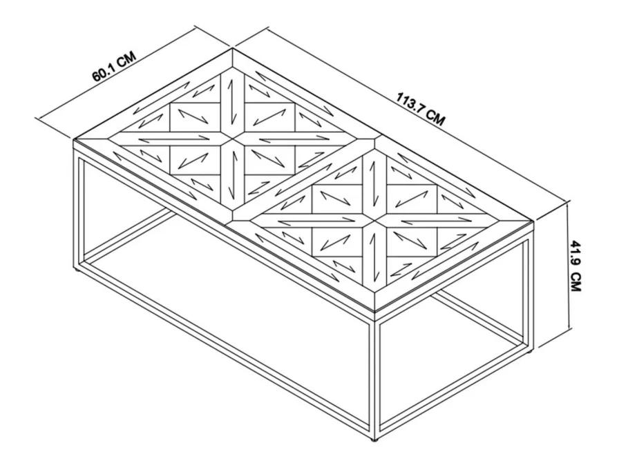 Pruun kohvilaud Indus IN05-0, tammpuidust – 15