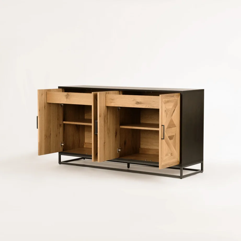 Must kummut Indus IN20-3, tammepuidust – 2