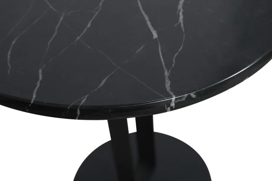 Matt must külglaud Modig M27, metallist alus ja jalg, marmor – 7