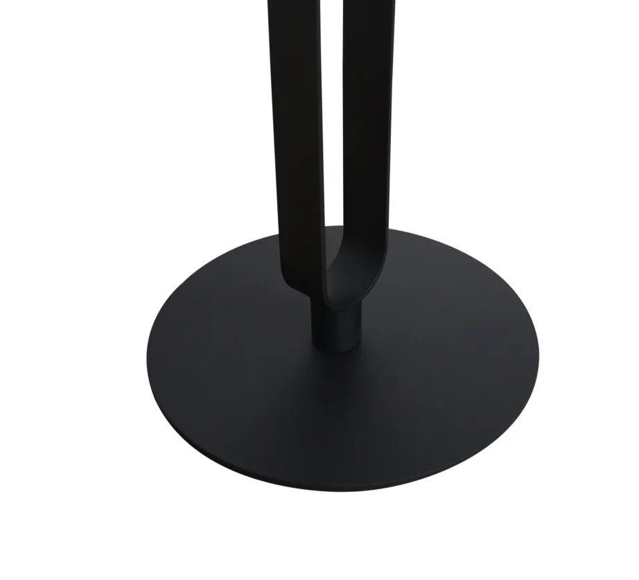 Matt must külglaud Modig M27, metallist alus ja jalg, marmor – 8