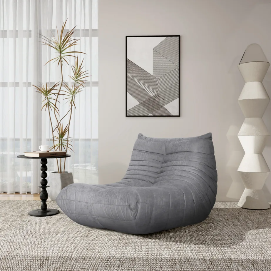 Tumehall lounge tool Nua N23-11, puuvillane sametkangas – 10