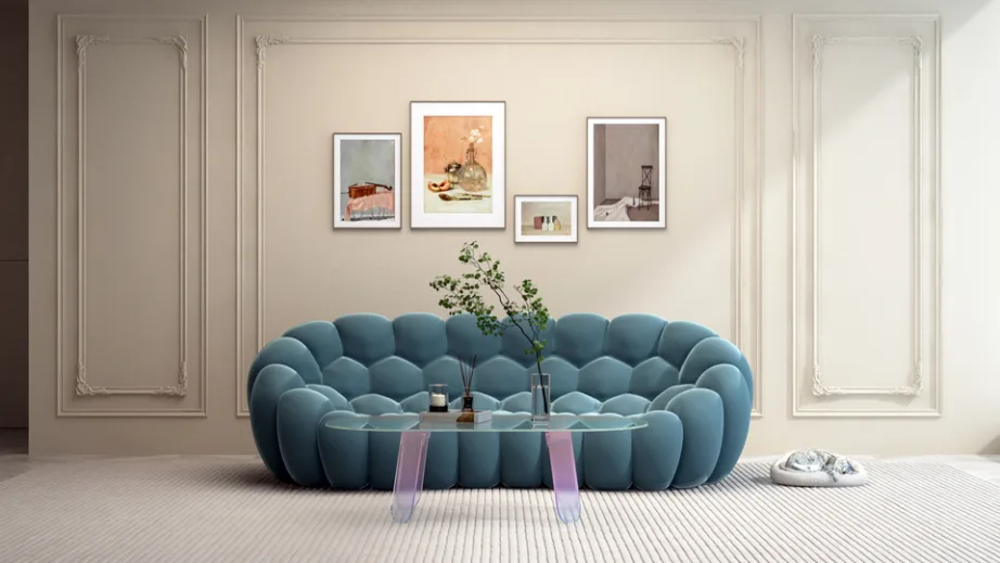 Mitmevärviline kohvilaud Modig M75-120, akrüülist – 9