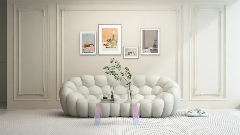 Mitmevärviline kohvilaud Modig M75-120, akrüülist – 10