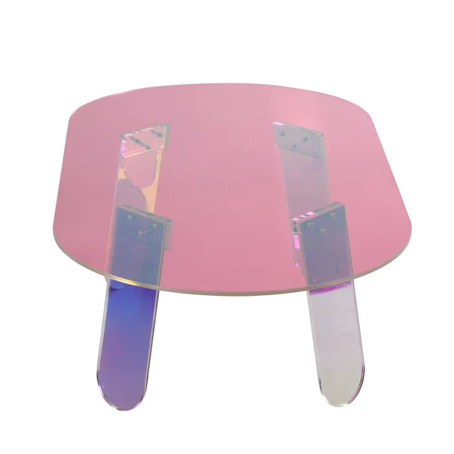 Mitmevärviline kohvilaud Modig M75-120, akrüülist – 4