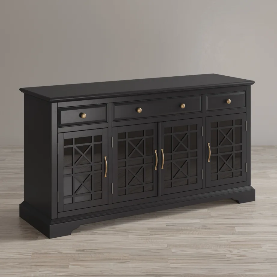 Must kummut Avola AV275-60, akaatsiapuidust – 14