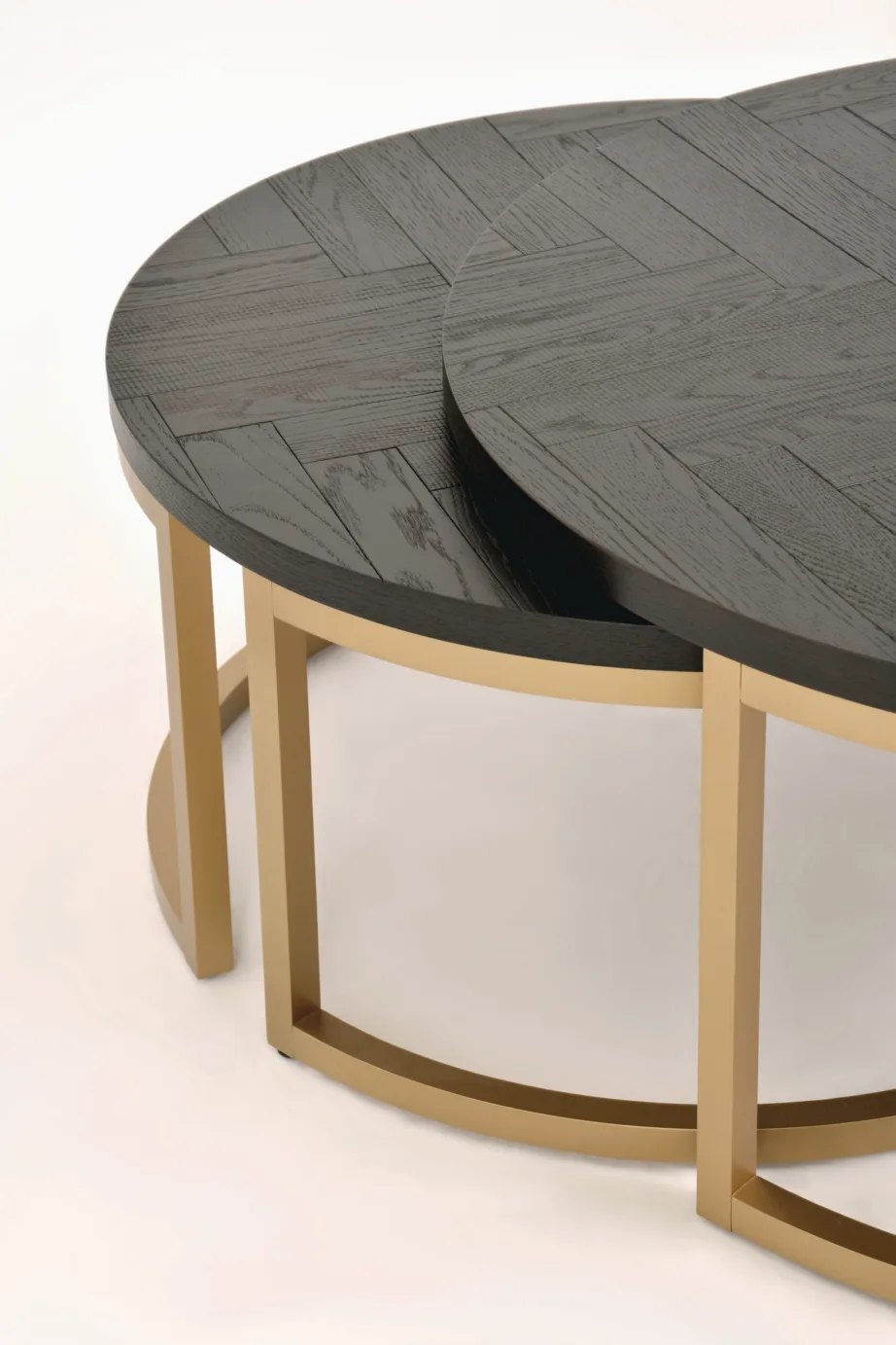 Must kohvilaudade komplekt Seville SEV07-0, tamme- ja pöögipuidust, MDF – 8