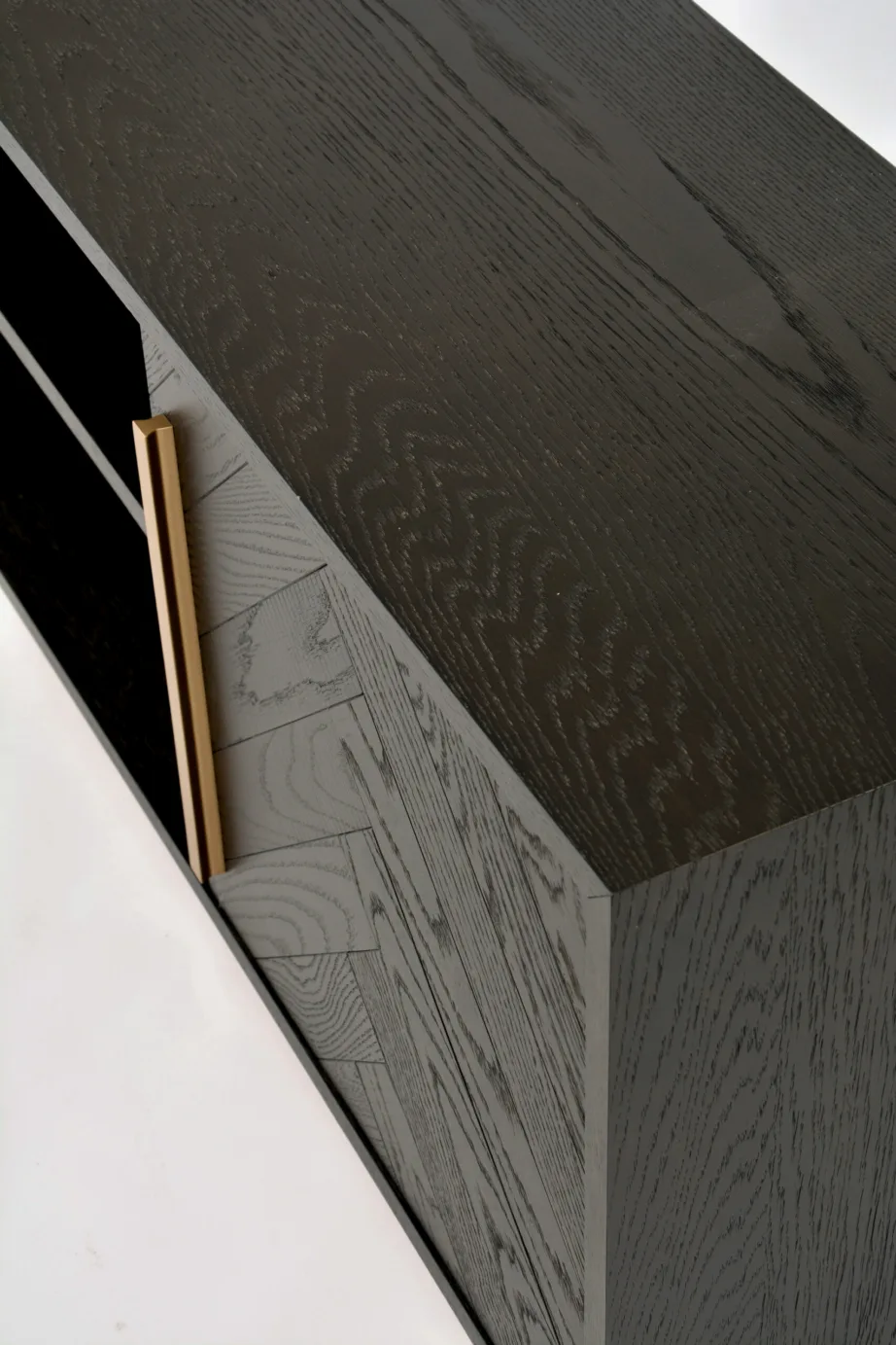 Must TV-alus Seville SEV25-2, tamme- ja pöögipuidust – 7