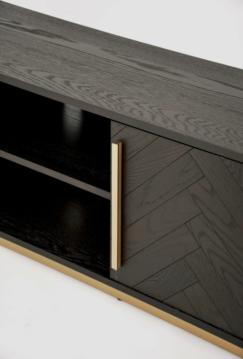 Must TV-alus Seville SEV25-2, tamme- ja pöögipuidust – 8