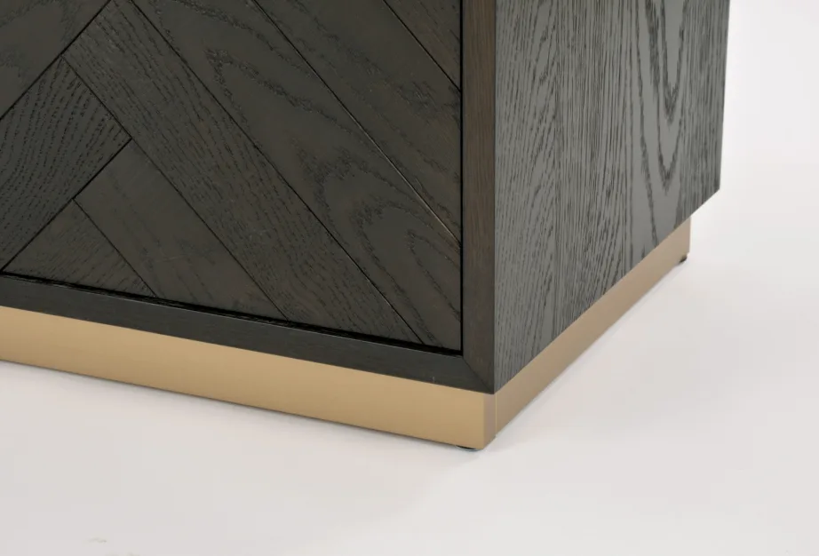 Must TV-alus Seville SEV25-2, tamme- ja pöögipuidust – 11