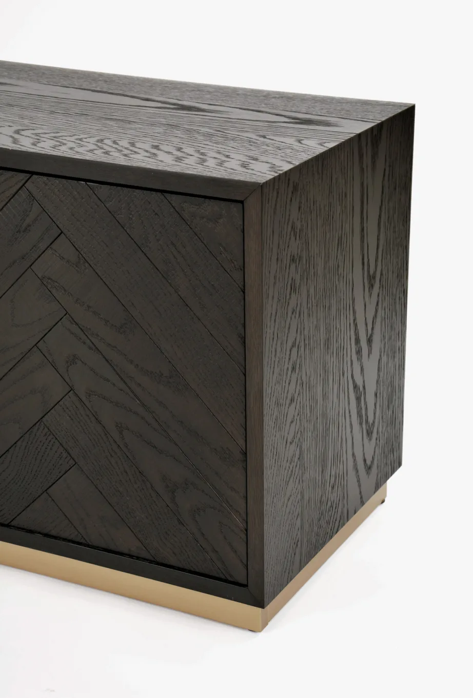 Must TV-alus Seville SEV25-2, tamme- ja pöögipuidust – 4