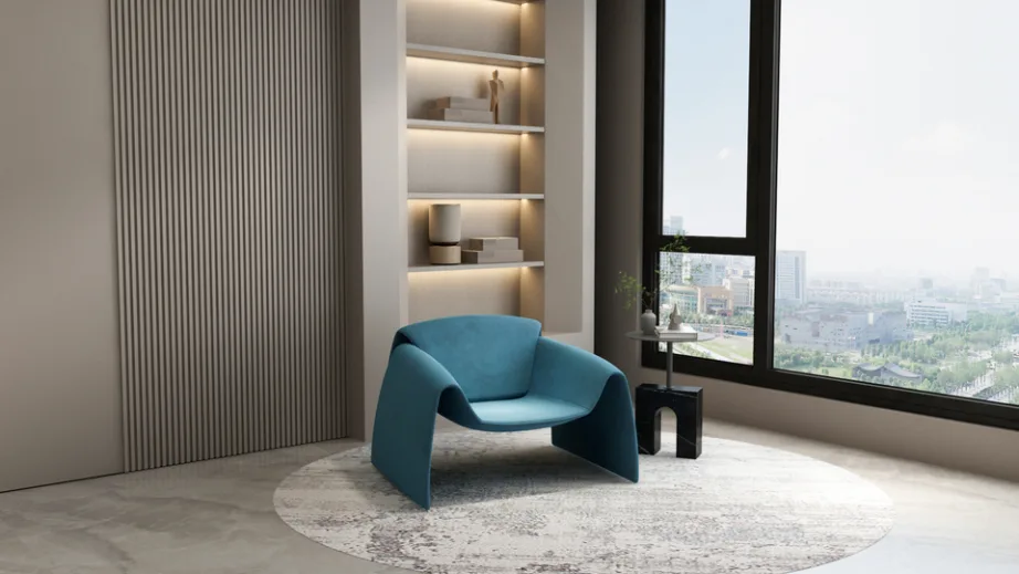 Must kohvilaud Modig M99, metallist, marmor – 7