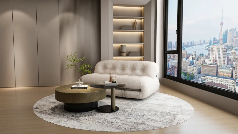 Kuldne kohvilaudade komplekt Modig M61, metallist alus, roostevaba teras ja klaas – 13