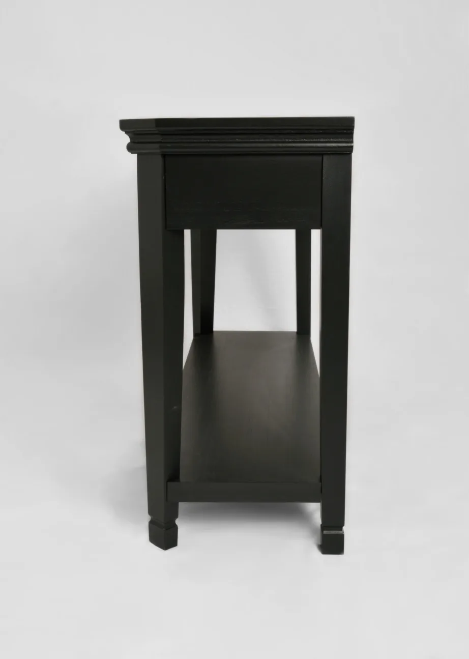 Must konsoollaud Cesena CE012, lehtpuu puidust – 7