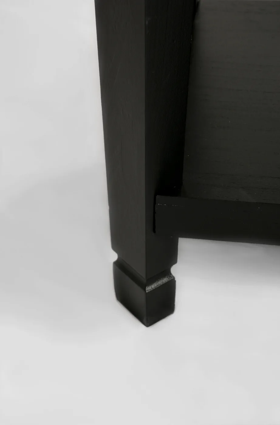 Must konsoollaud Cesena CE012, lehtpuu puidust – 4