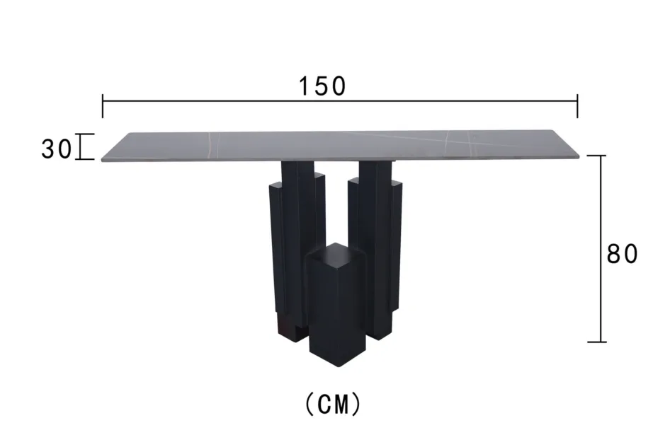 Must konsoollaud Modig M20-150, süsinikterasest – 7