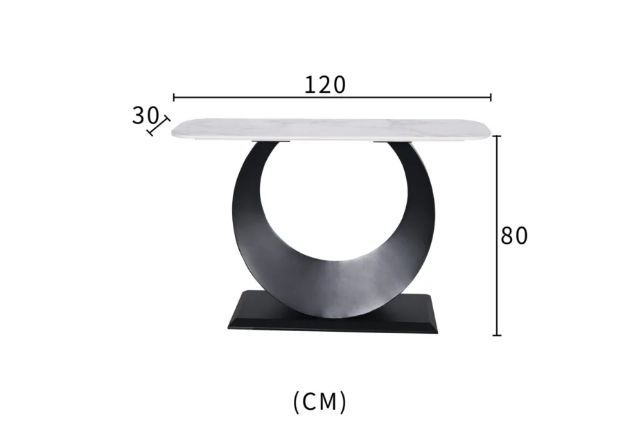 Must konsoollaud Modig M86-120, metallist – 16