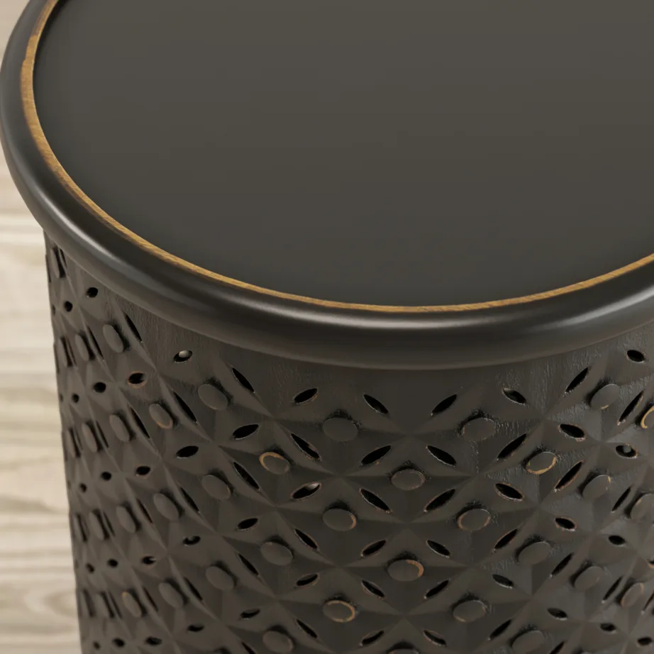 Must kõrvallaud Avola AV1730-17AB, mangopuu – 7