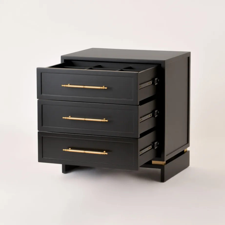 Must öökapp Hamilton HT013, kasepuidust – 2