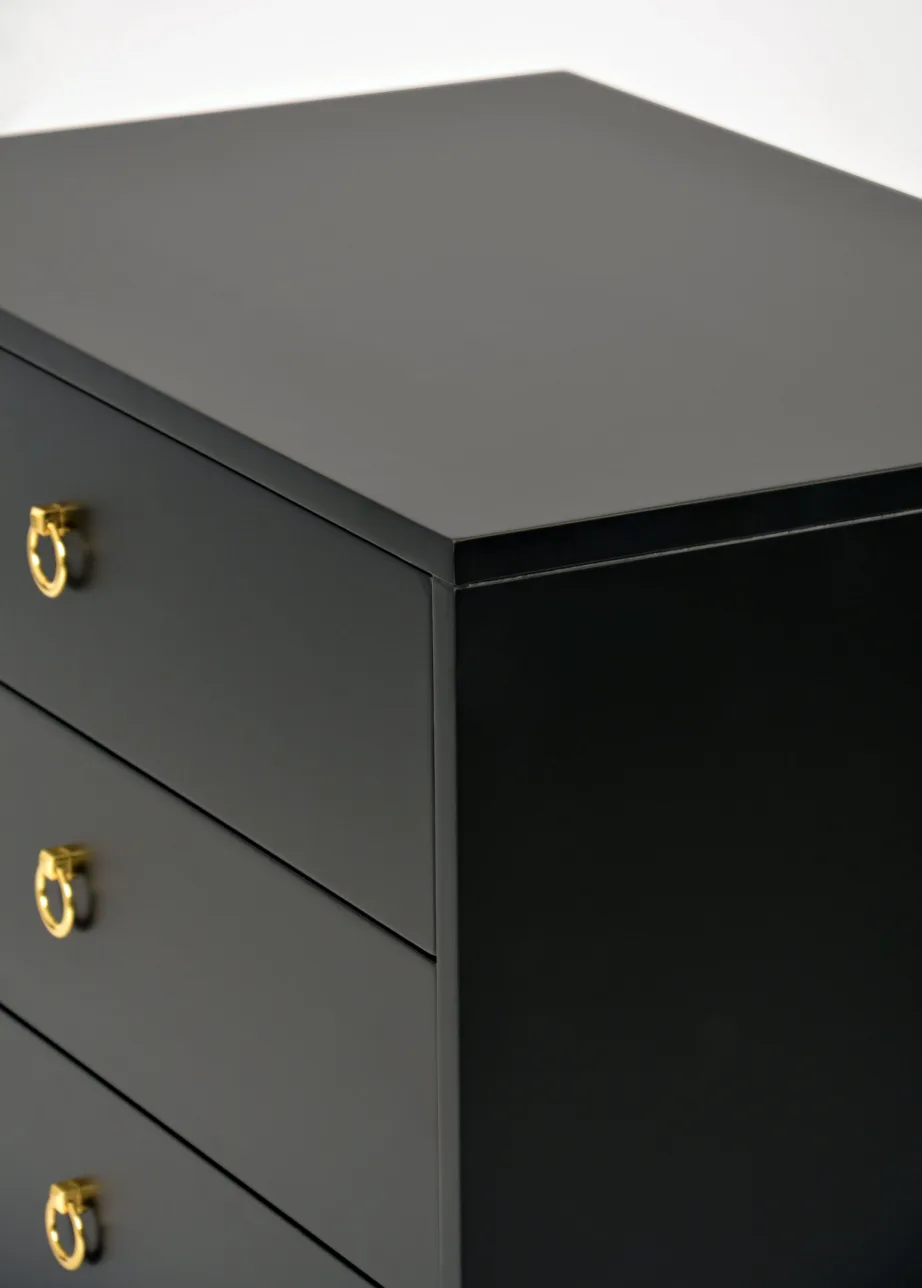 Must öökapp Hamilton HT015, pekaanipuidust – 10