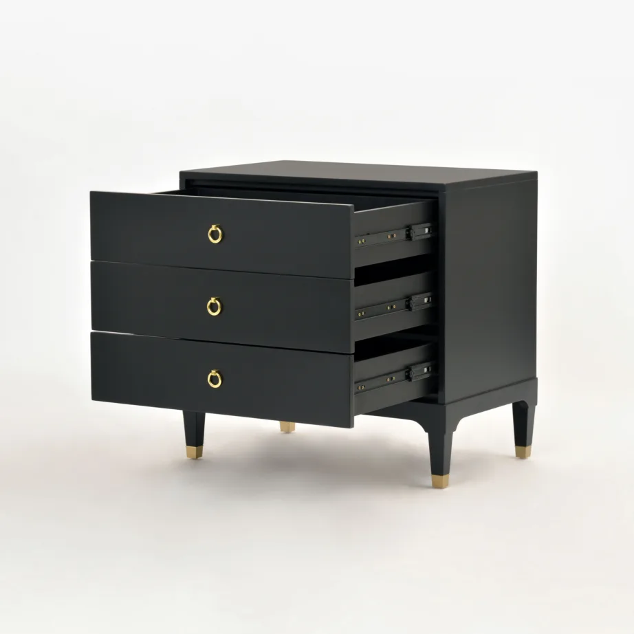 Must öökapp Hamilton HT015, pekaanipuidust – 2