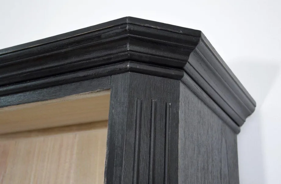 Must raamatukapp Cesena CE02, lehtpuu puidust – 2