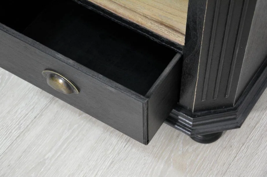 Must raamatukapp Cesena CE02, lehtpuu puidust – 3