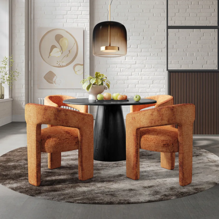 Must söögilaud Avola AV2271-50B, akaatsiapuidust – 6