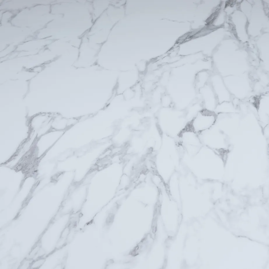 Must söögilaud Modig M10, metallist jalad, sünteetiline kivi – 4