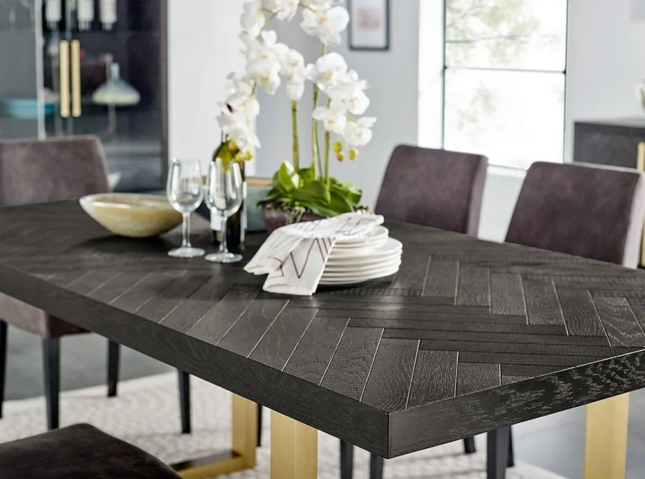 Must söögilaud Seville SEV01-0, tamme- ja pöögipuidust, MDF – 13