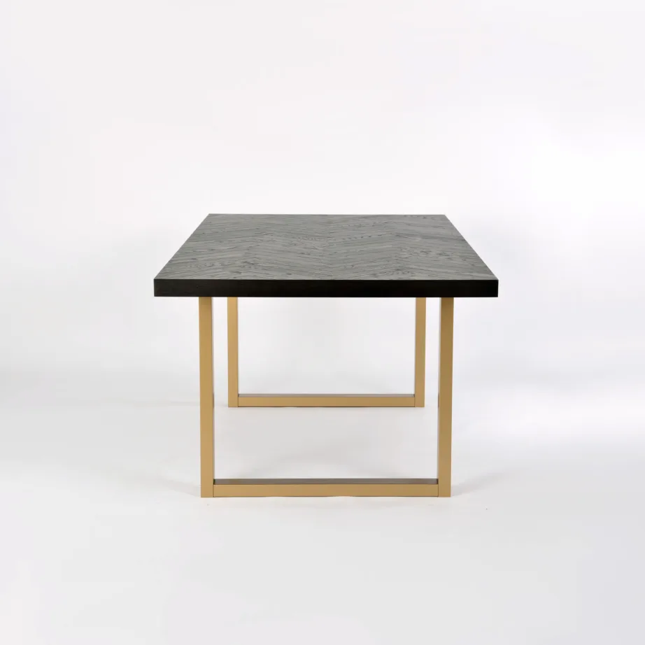 Must söögilaud Seville SEV01-0, tamme- ja pöögipuidust, MDF – 4