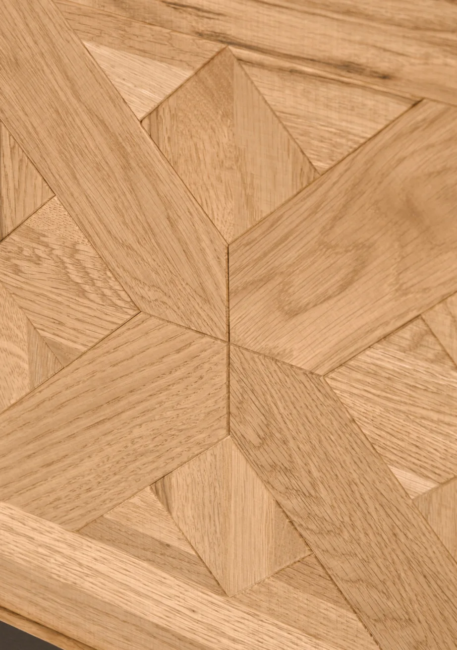 Must TV-alus Indus IN25-2, naturaalsest tammepuidust – 15