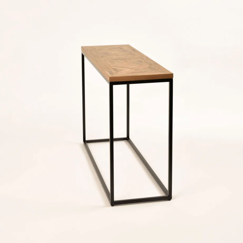 Pruun konsoollaud Indus IN06-0, tamm, metall – 3