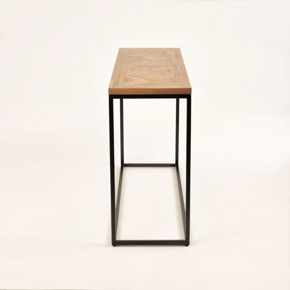 Pruun konsoollaud Indus IN06-0, tamm, metall – 4