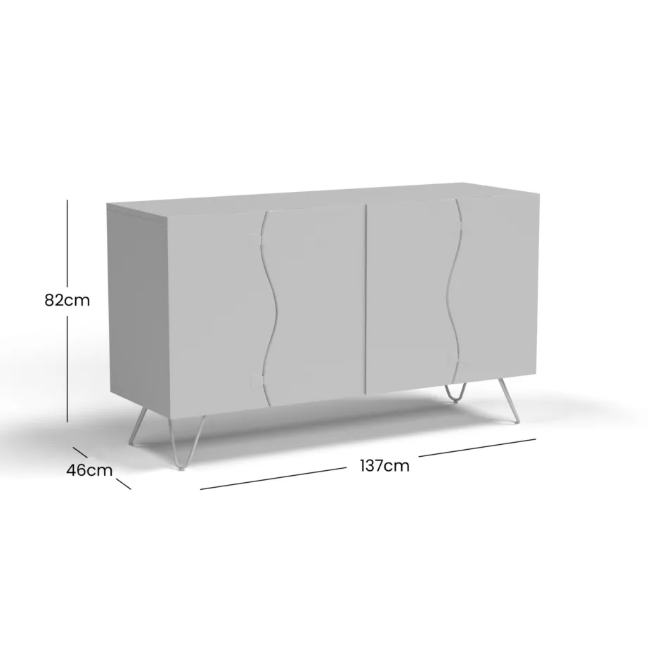 Pähklitooni kummut Avola AV1781-54, akaatsiapuidust – 8