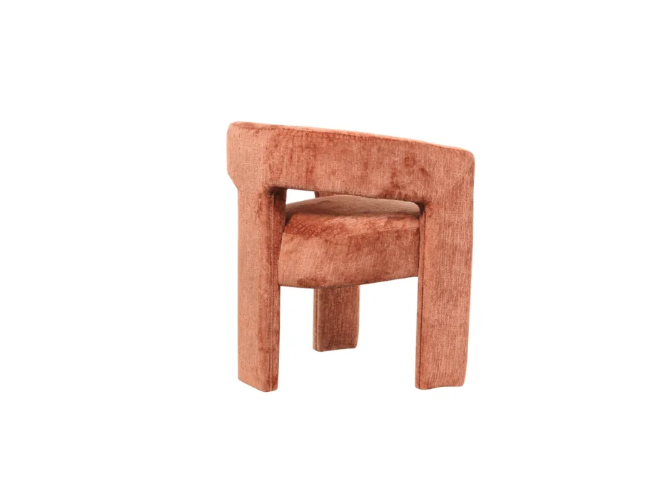 Põletatud Sienna tugitool Leith LET71BS, 100% polüester – 4