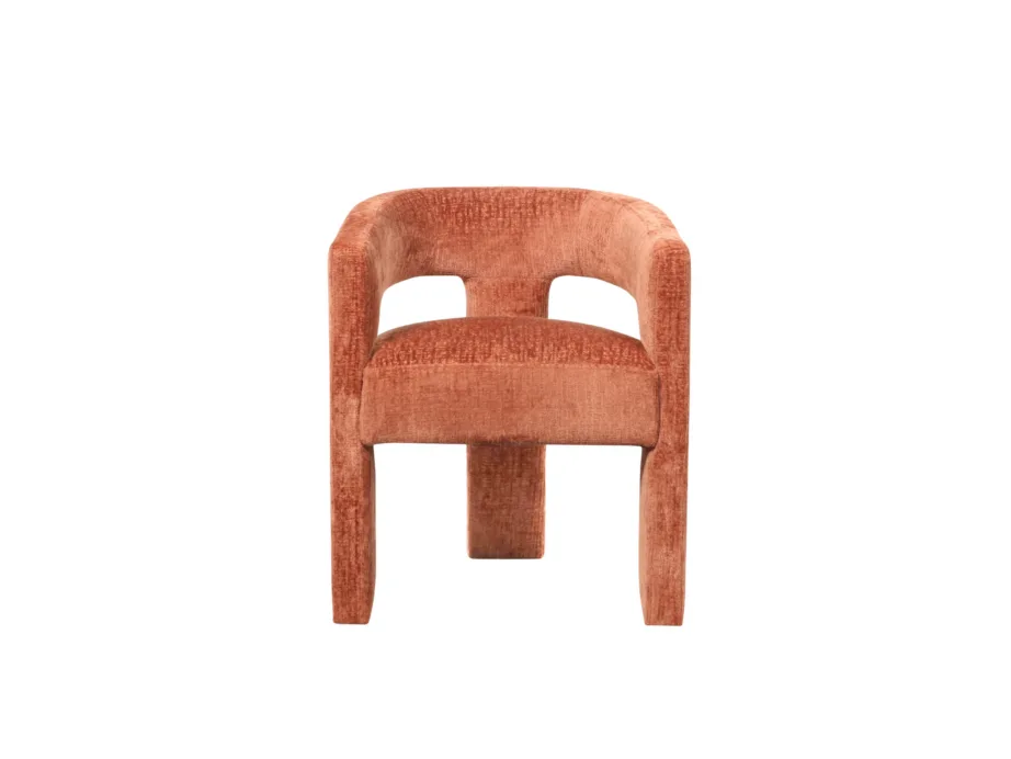 Põletatud Sienna tugitool Leith LET71BS, 100% polüester