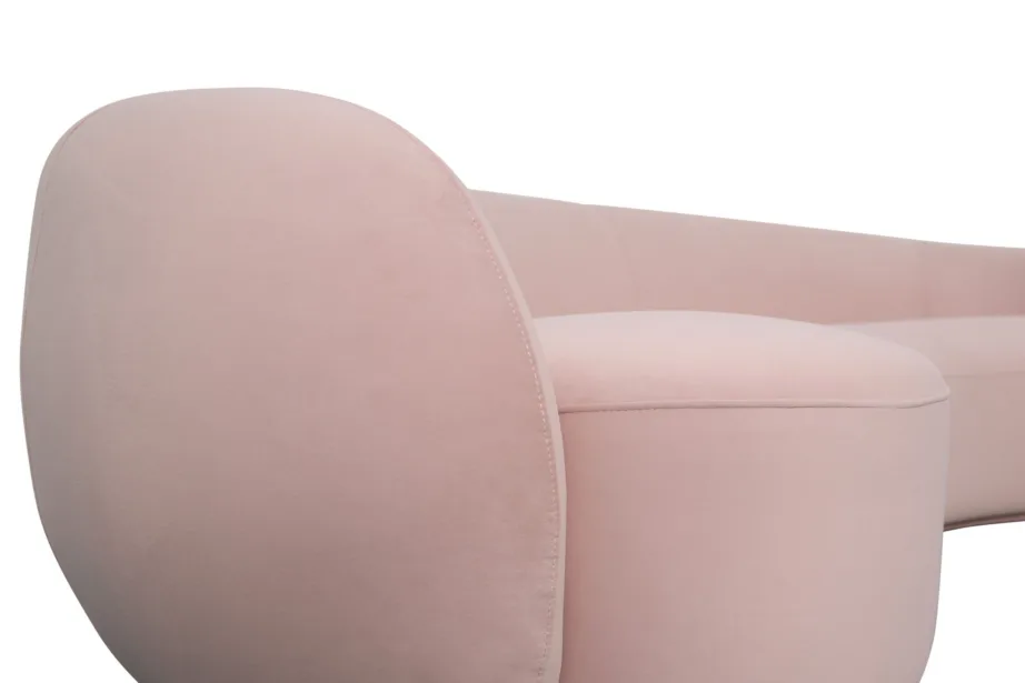Pulberroosa diivan Nua N77-25, veluurkangast – 6