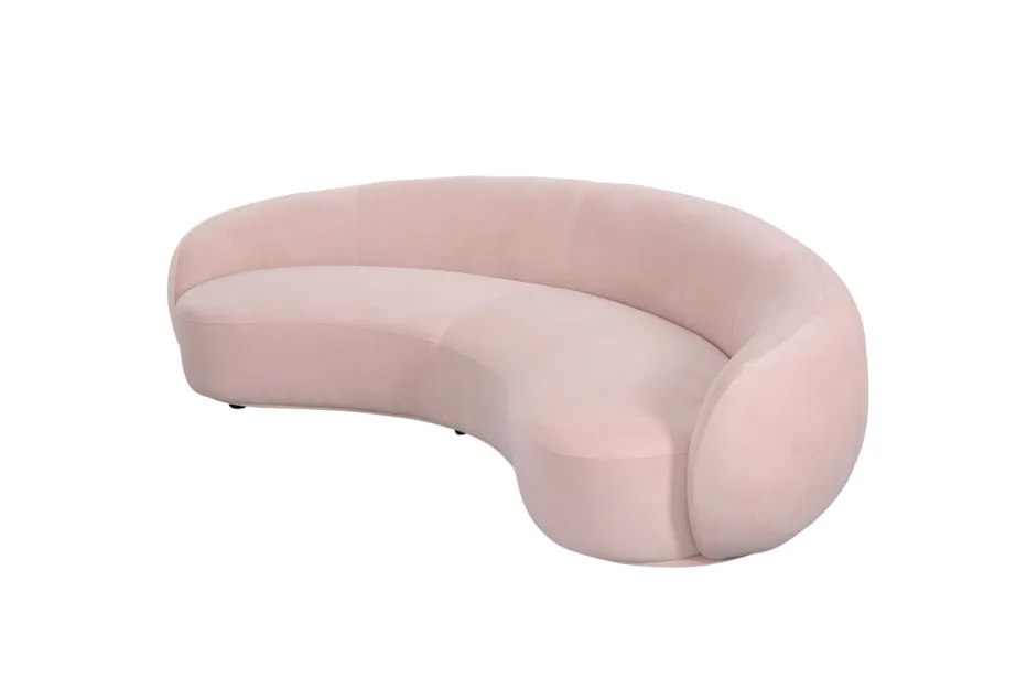 Pulberroosa diivan Nua N77-25, veluurkangast – 3