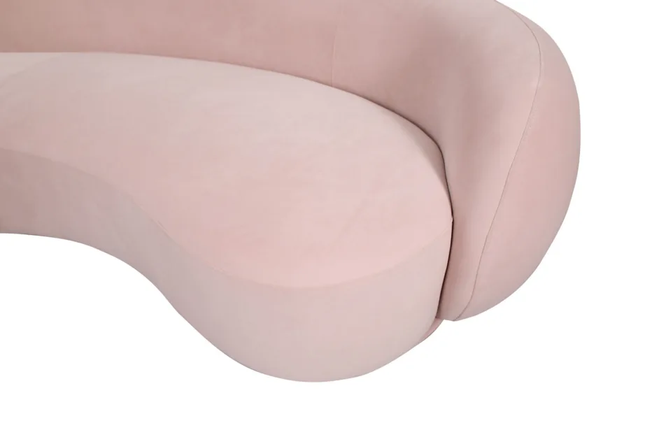 Pulberroosa diivan Nua N77-25, veluurkangast – 5