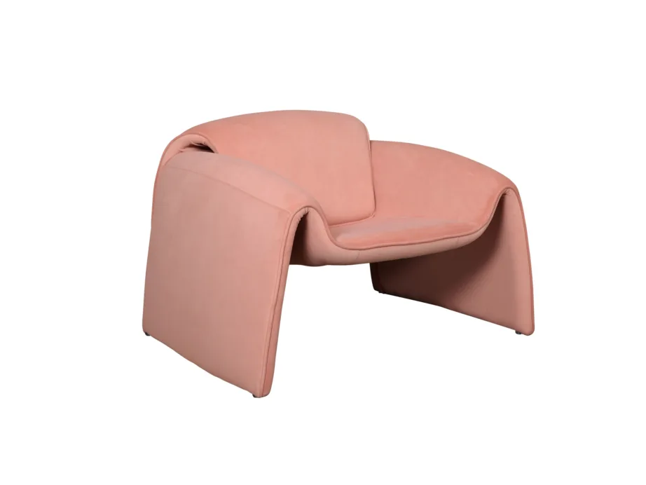 Virsikuroosa Nua N78-26 tugitool, sametkangast – 2