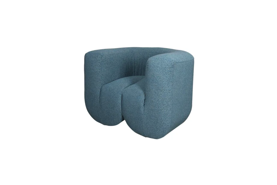 Sinine-hall-must tugitool Nua N88-100-10, chenille kangast – 8